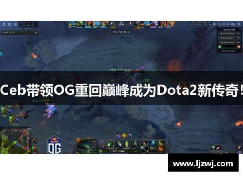 Ceb带领OG重回巅峰成为Dota2新传奇！